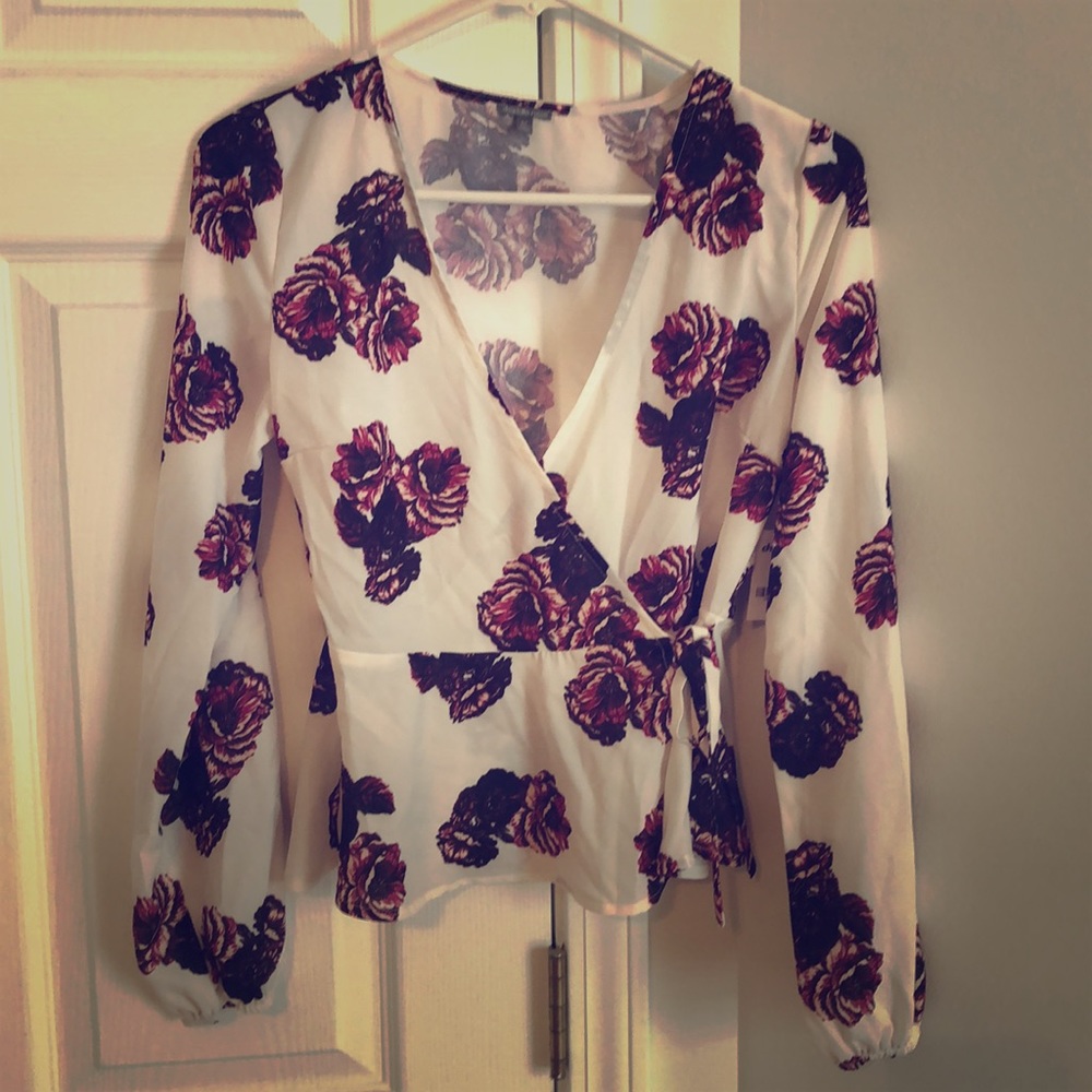Charlotte Russe wrap top